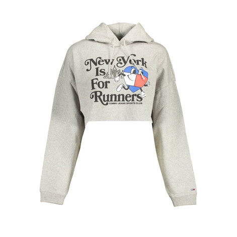 Tommy Hilfiger Grigio Cotton Women Sweatshirt