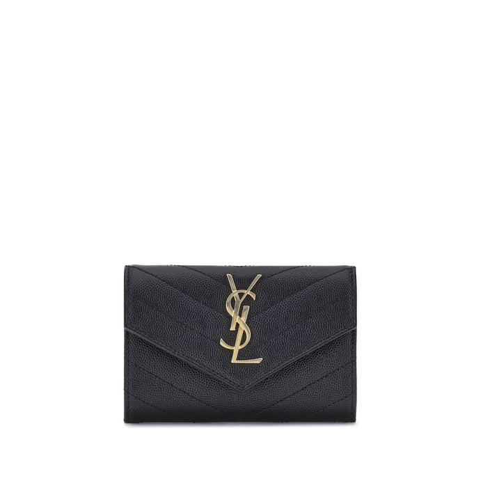 Saint Laurent Cassandre small Leather Wallet