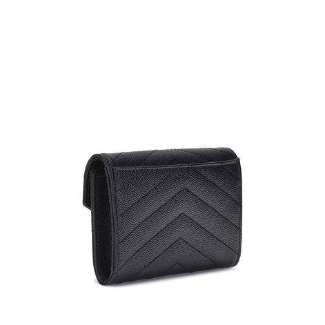 Saint Laurent Cassandre small Leather Wallet