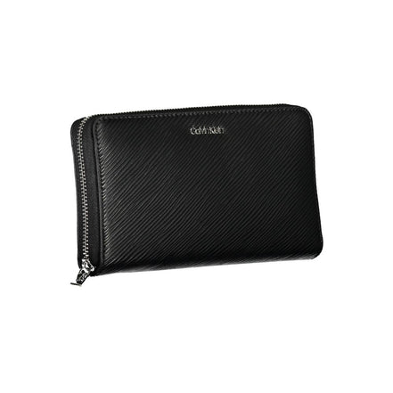Calvin Klein Black Polyurethane Women Wallet