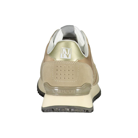Napapijri Beige Polyester Women Sneaker