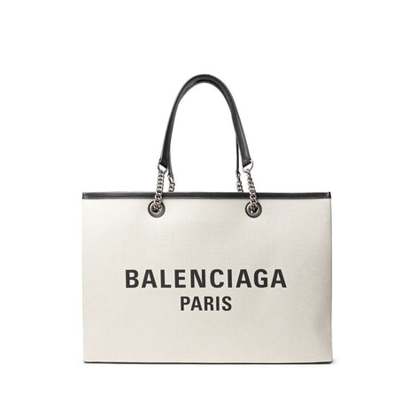 Balenciaga Gray Cotton Tote Bag