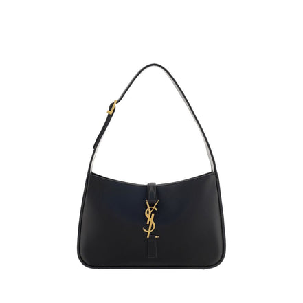 Saint Laurent Black Calf Leather Bos Taurus Shoulder Bag