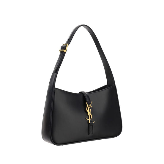 Saint Laurent LE 5 À 7 Black Leather Handbag