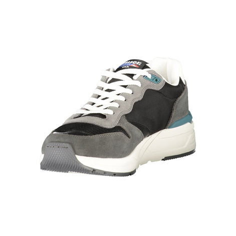 Blauer Nero Polyurethane Men Sneaker