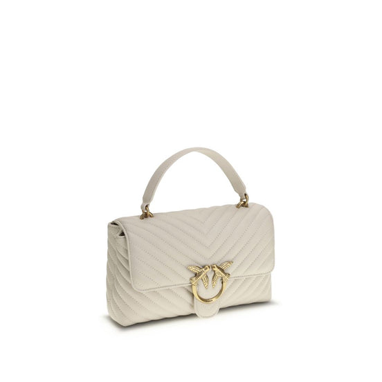 PINKO Cream Calf Leather Bos Taurus Wallet