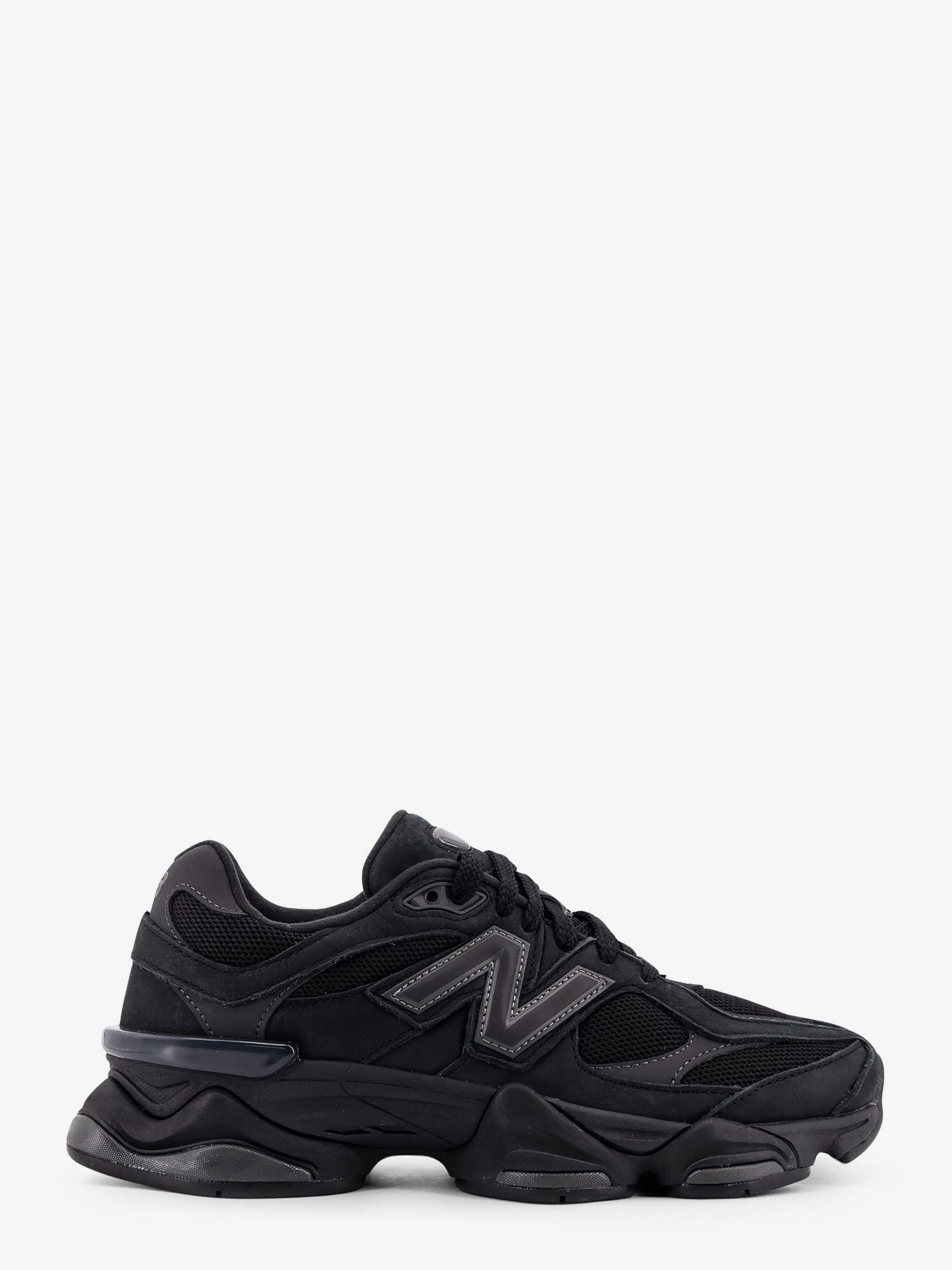 9060 mesh and leather sneakers