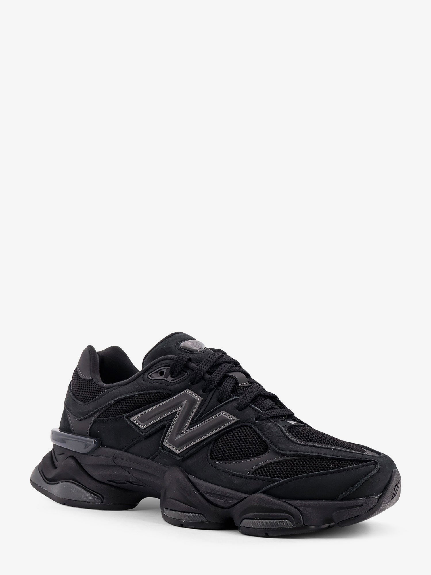 9060 mesh and leather sneakers