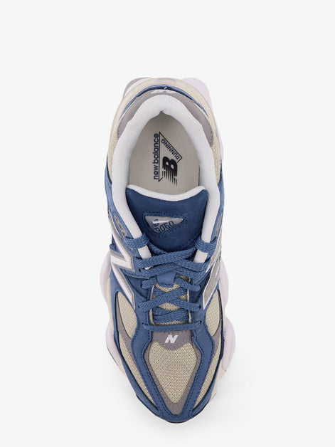 9060 mesh low-top sneakers with suede inserts