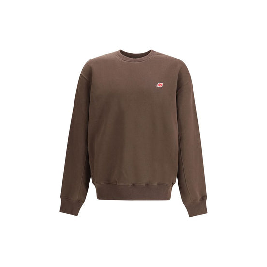 New Balance Brown Cotton Sweatshirt
