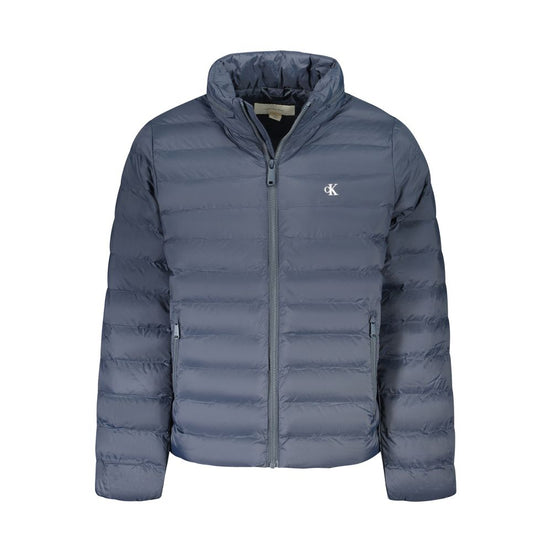 Calvin Klein Blu Poliammide Mens Jacket