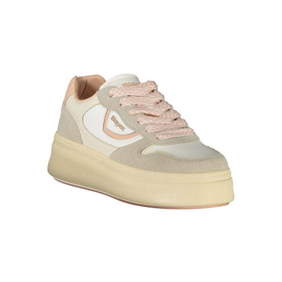 Blauer Bianco Polyurethane Women Sneaker