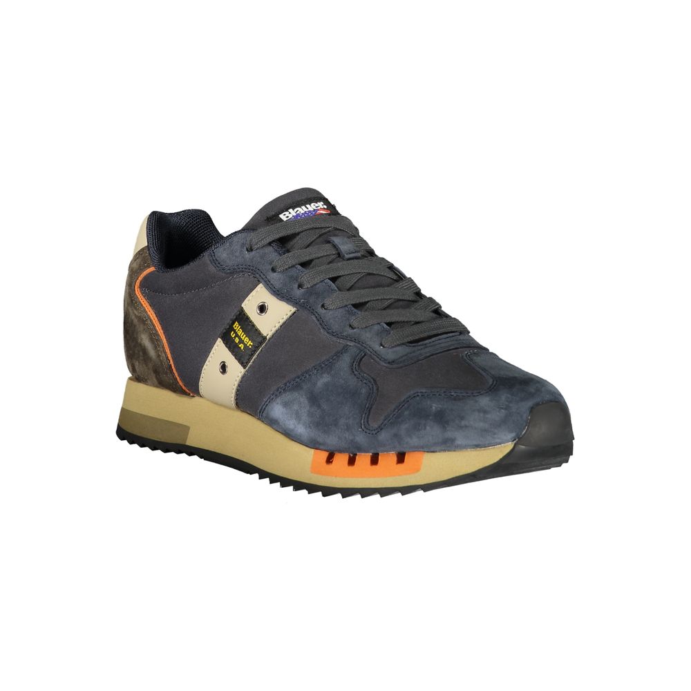 Blauer Blue Polyurethane Men Sneaker