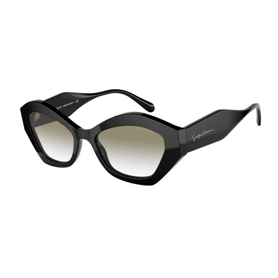 Giorgio Armani Black Acetate Sunglasses