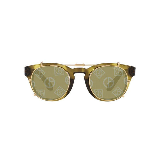 Giorgio Armani Brown Acetate Sunglasses