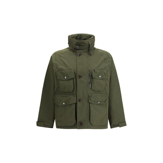 Barbour Green Polyester Shell Jacket