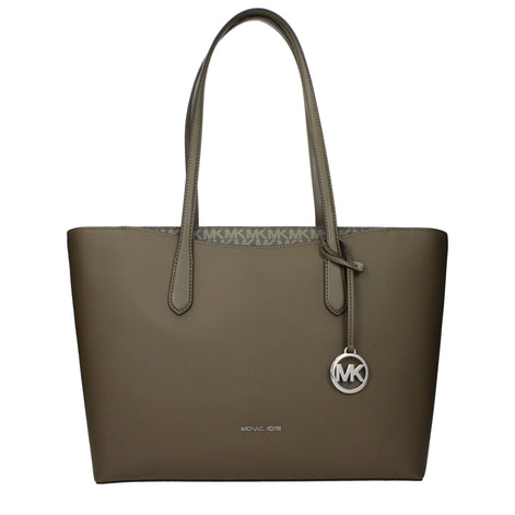 Michael Kors Green Fabric Shoulder Bag