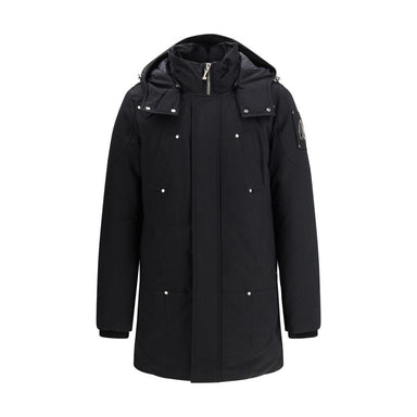 Moose Knuckles Black Cotton Parka