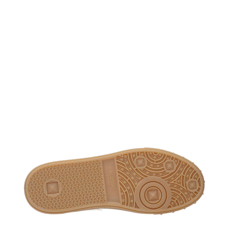 Valentino Garavani Upvillage Beige Fabric Low Top Sneakers
