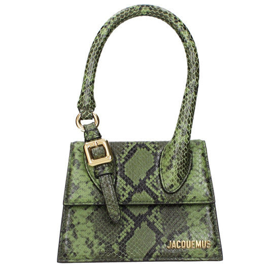 Jacquemus Green Leather Handbag