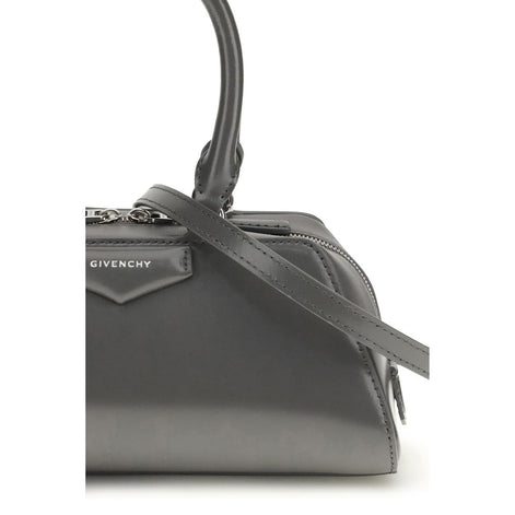 Givenchy Antigona mini Gray Leather Handbag