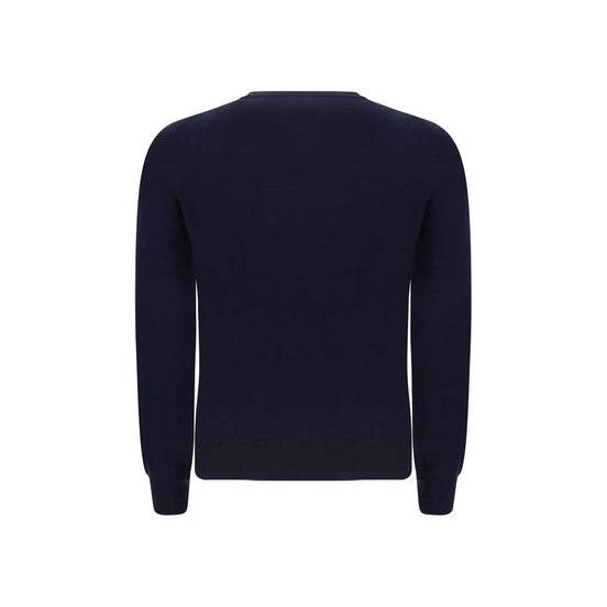 Brunello Cucinelli Blue Wool Oves Aries Sweatshirt
