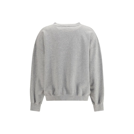 Ganni Gray Cotton Sweatshirt