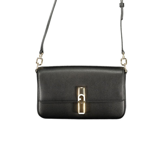 Furla Nero Leather Women Handbag