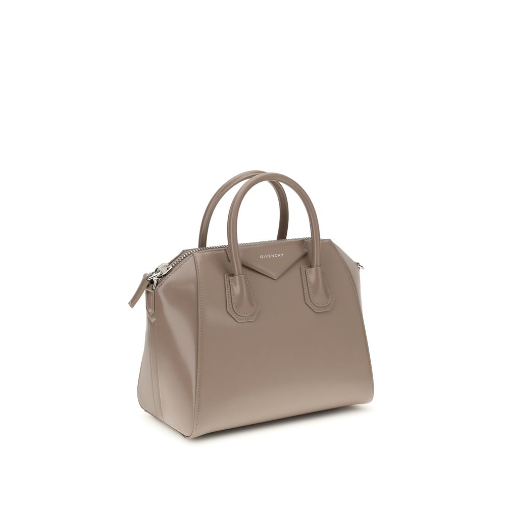 Givenchy Antigona small Gray Leather Handbag
