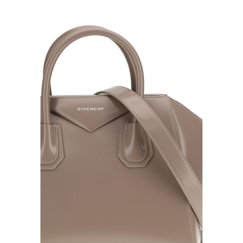 Givenchy Antigona small Gray Leather Handbag