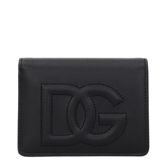 Dolce & Gabbana Black Leather Wallet