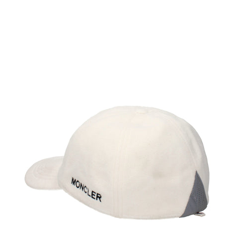 Moncler Grenoble White Polyester Cap (Baseball Hat)