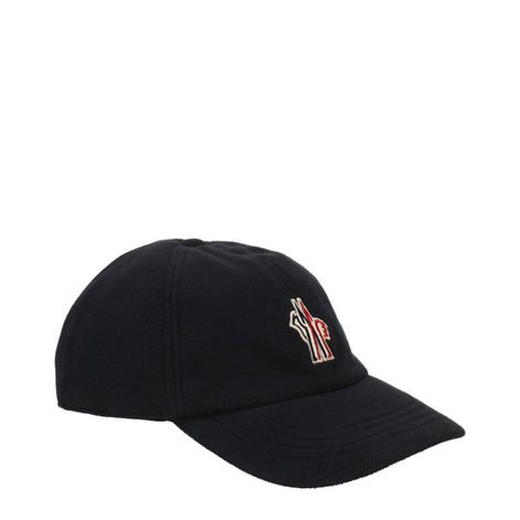 Moncler Grenoble Black Polyester Cap (Baseball Hat)