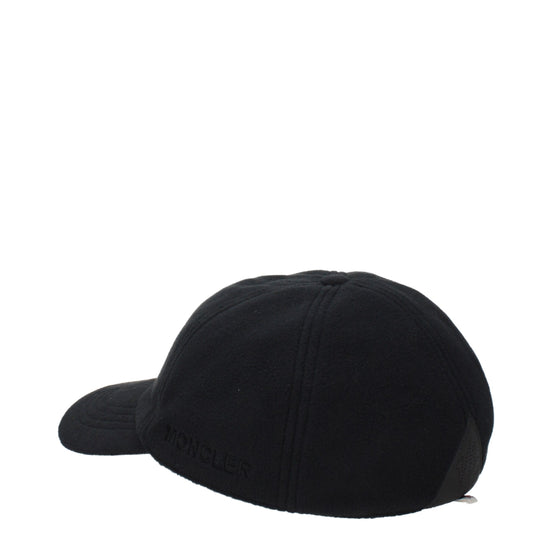 Moncler Grenoble Black Polyester Cap (Baseball Hat)