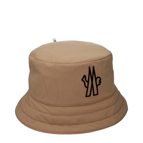 Moncler Grenoble Beige Fabric Bucket Hat
