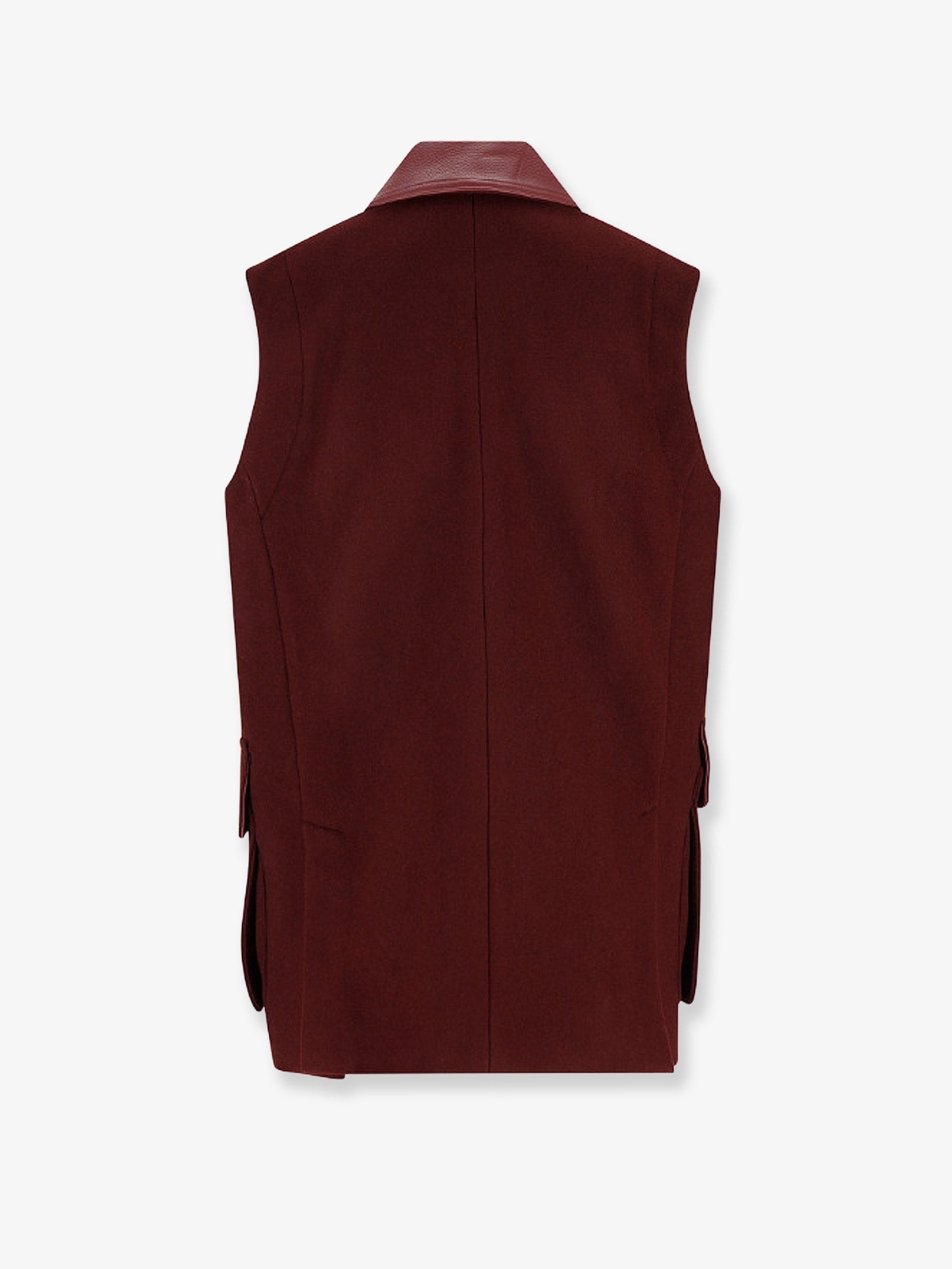  alpaca and cashmere sleeveless coat