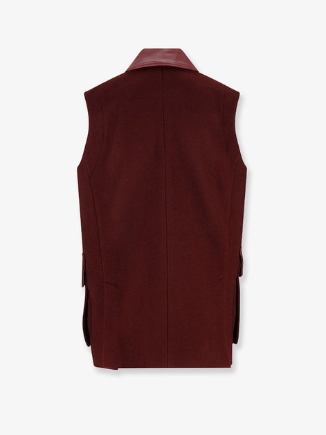  alpaca and cashmere sleeveless coat