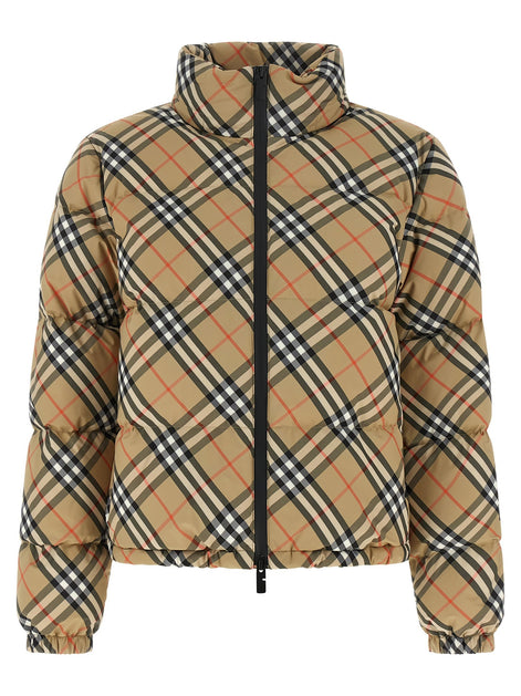 'Ambleside Check' down jacket