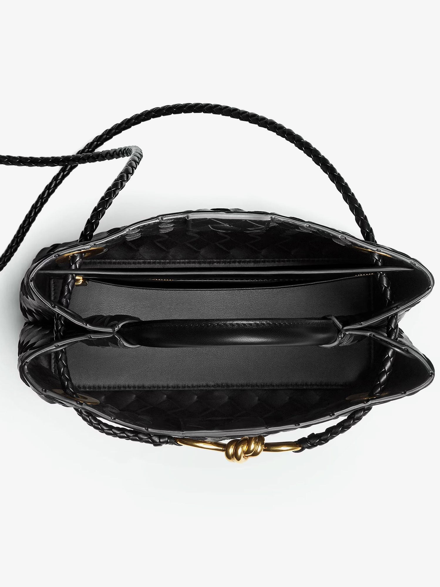 Bottega Veneta Andiamo Small leather crossbody bag with Intrecciato motif