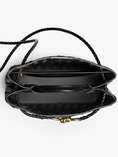 Bottega Veneta Andiamo Small leather crossbody bag with Intrecciato motif