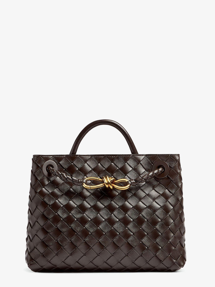Andiamo Small leather crossbody bag with Intrecciato motif