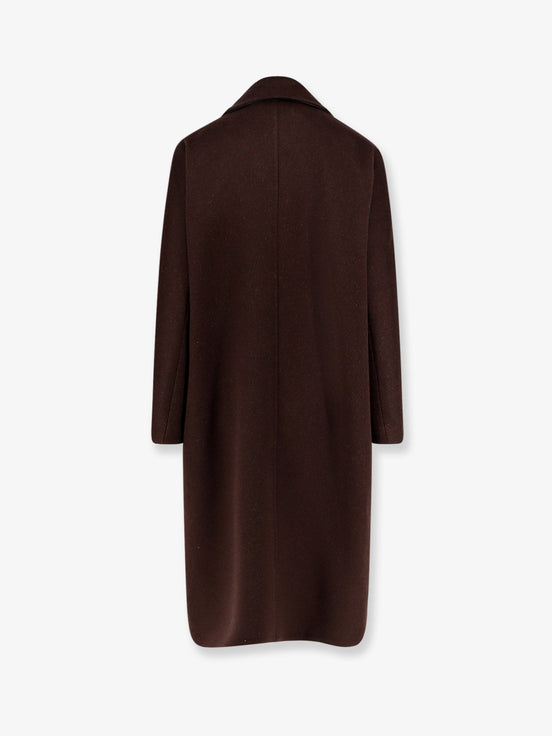 Angus cashmere and alpaca coat