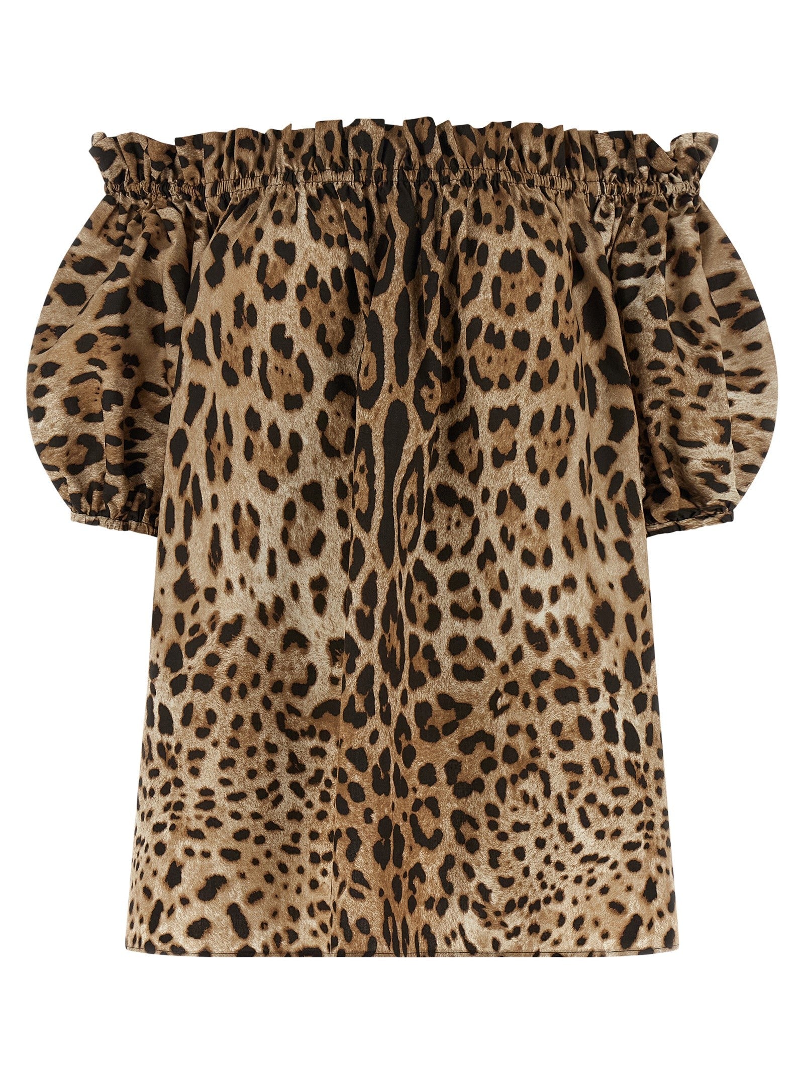 Animal print cotton top