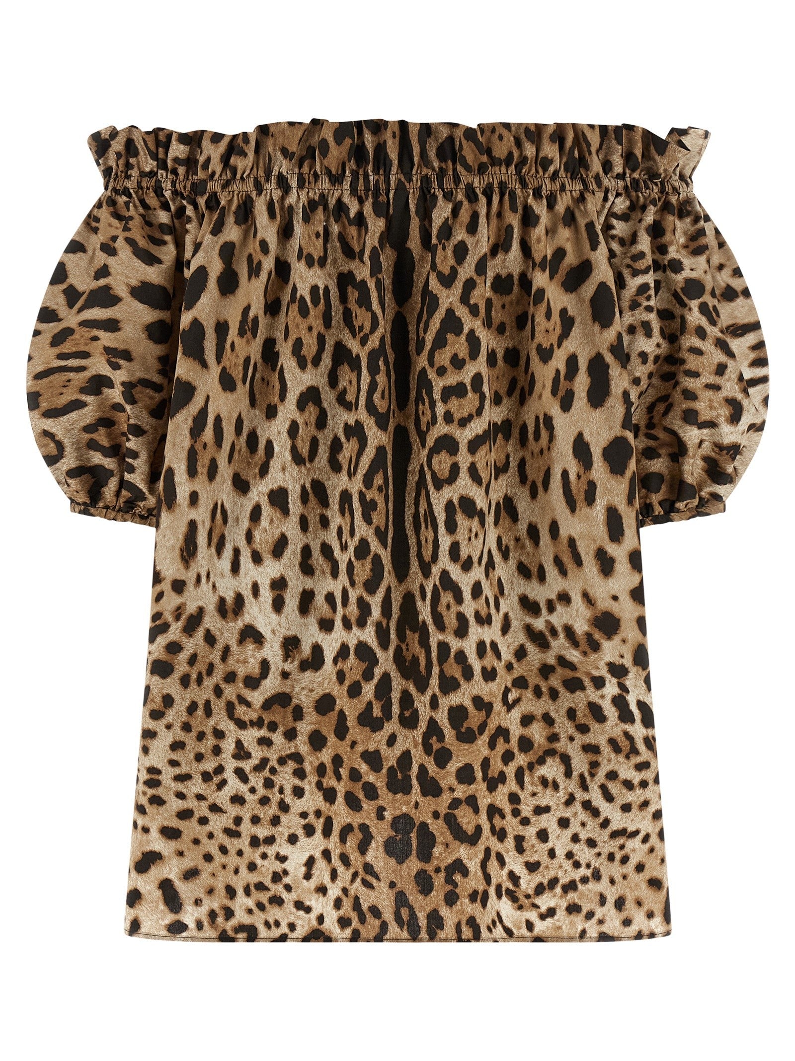 Animal print cotton top
