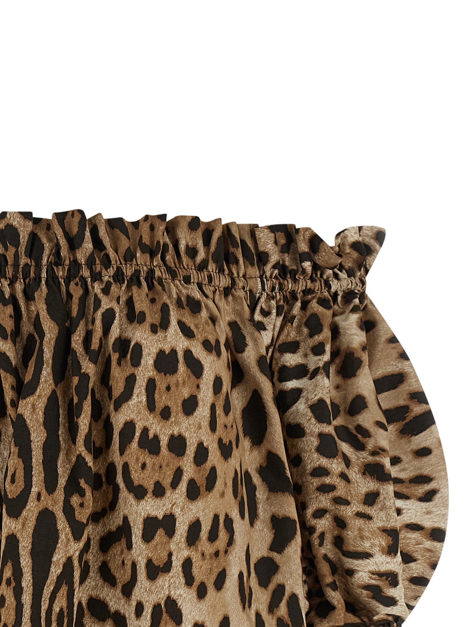 Animal print cotton top