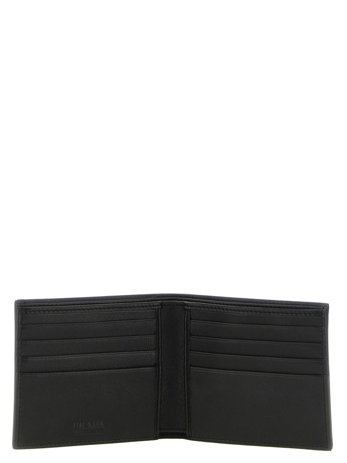 PRADA Antiqued leather wallet