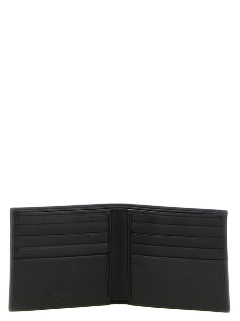 PRADA Antiqued leather wallet