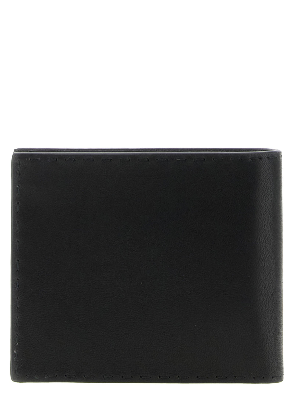 PRADA Antiqued leather wallet