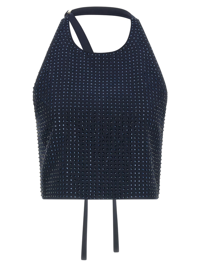 'Arbaia' rhinestone-dyed top