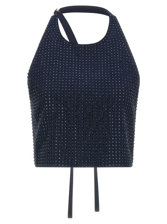 'Arbaia' rhinestone-dyed top